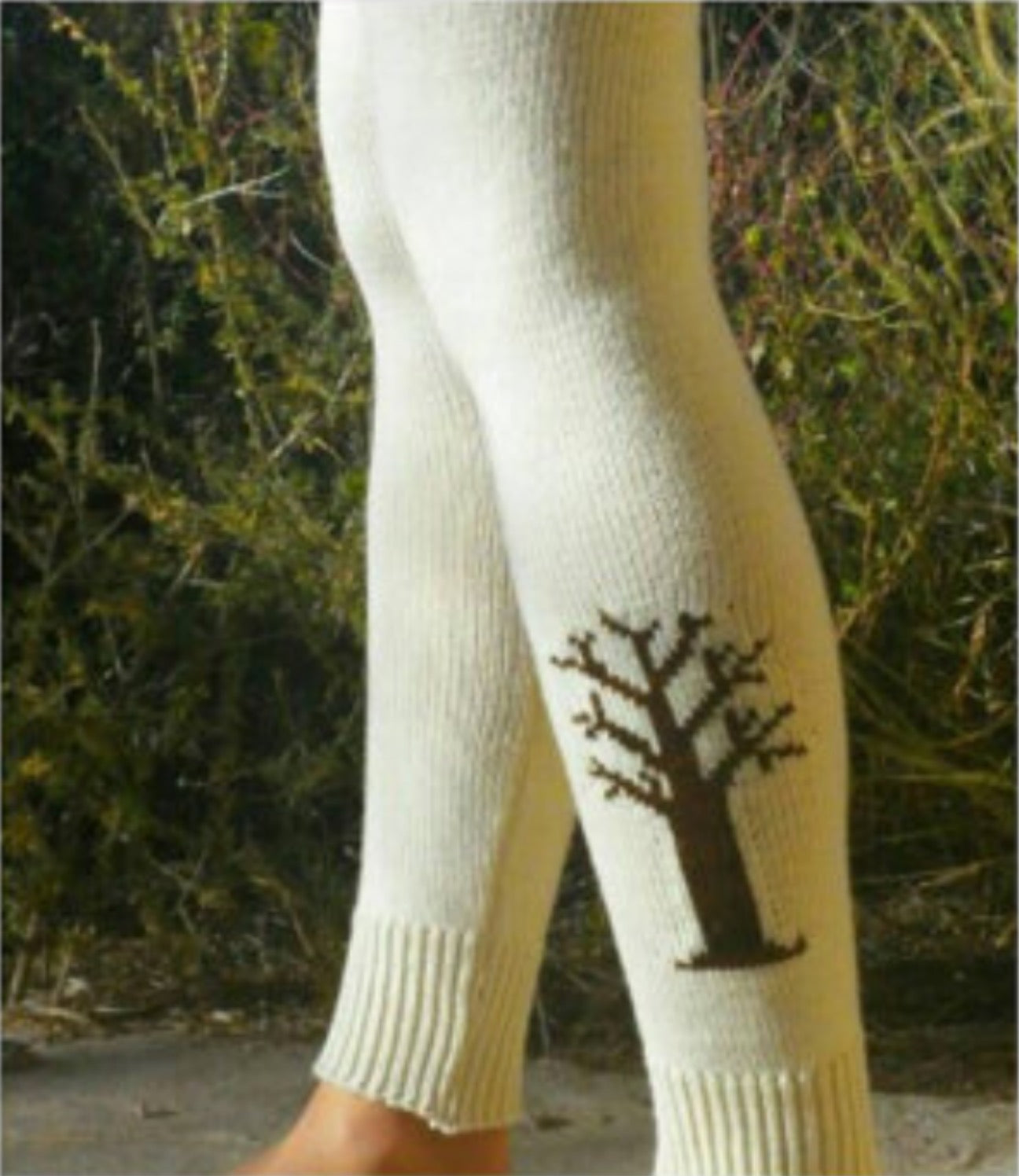 Leg warmers with design