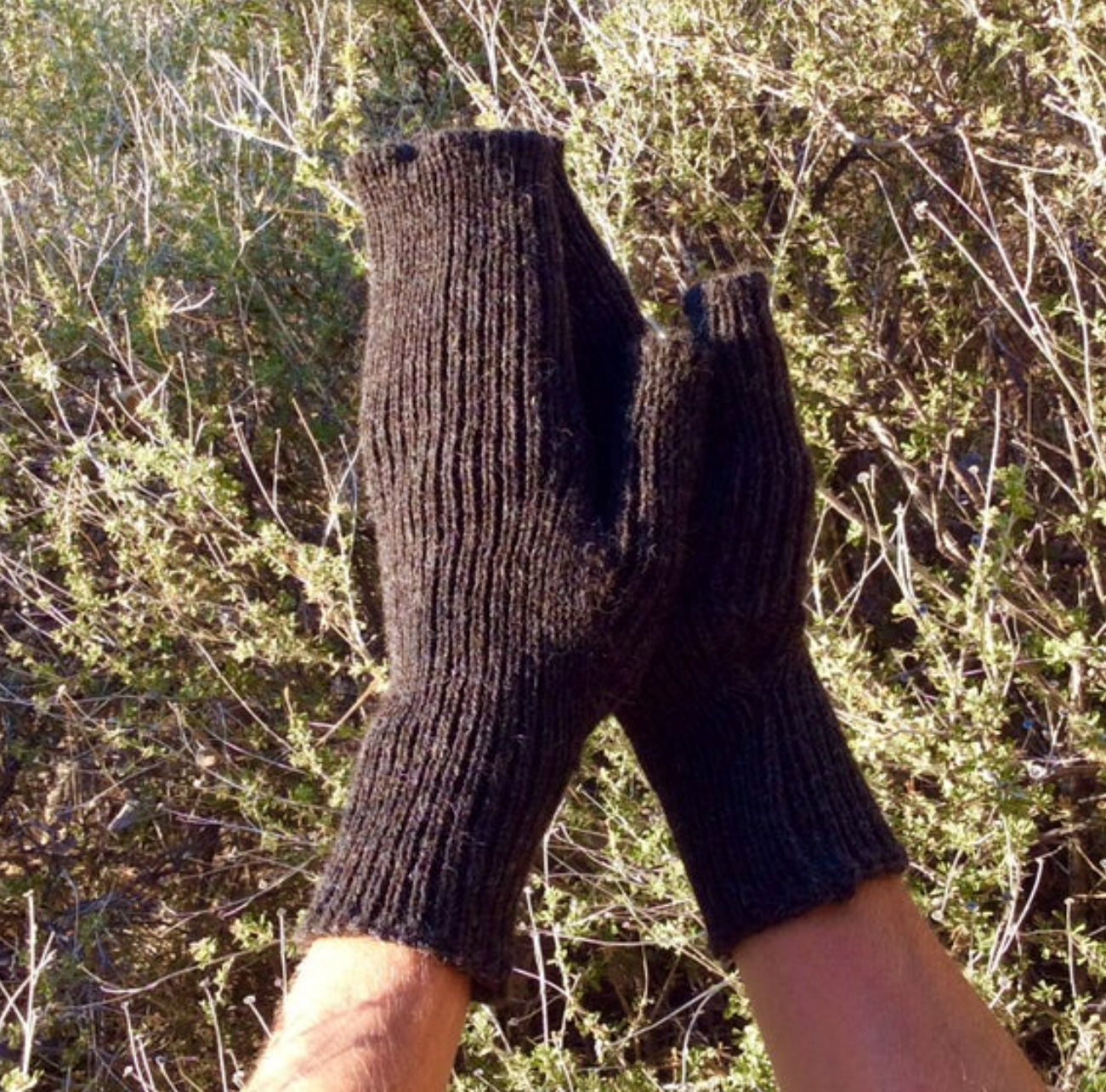 Fingerless mittens