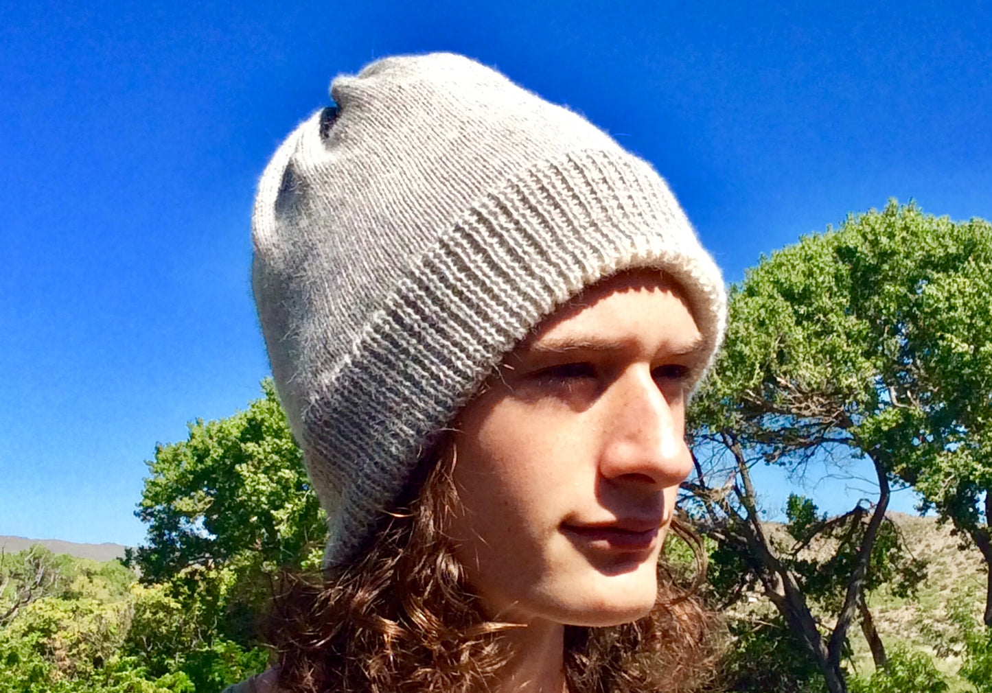 Thick, two layer, reversible hat