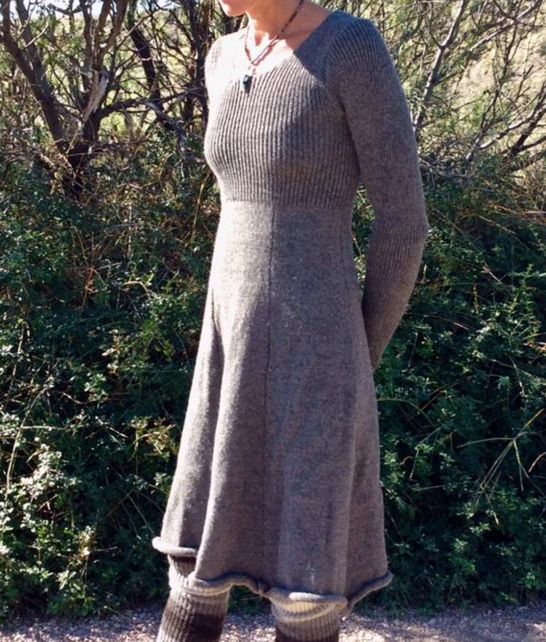 Winter woodland dress