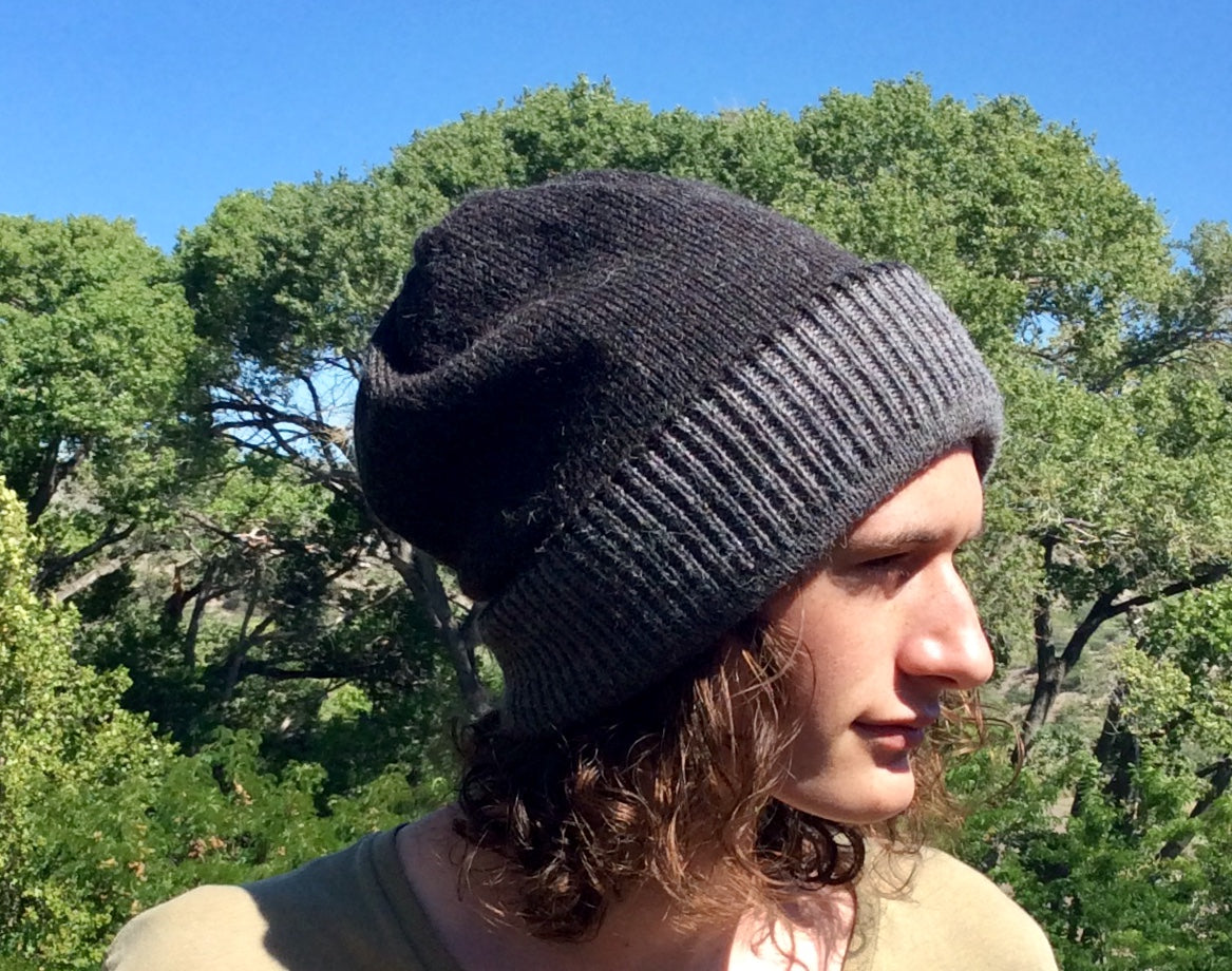 Thick, two layer, reversible hat