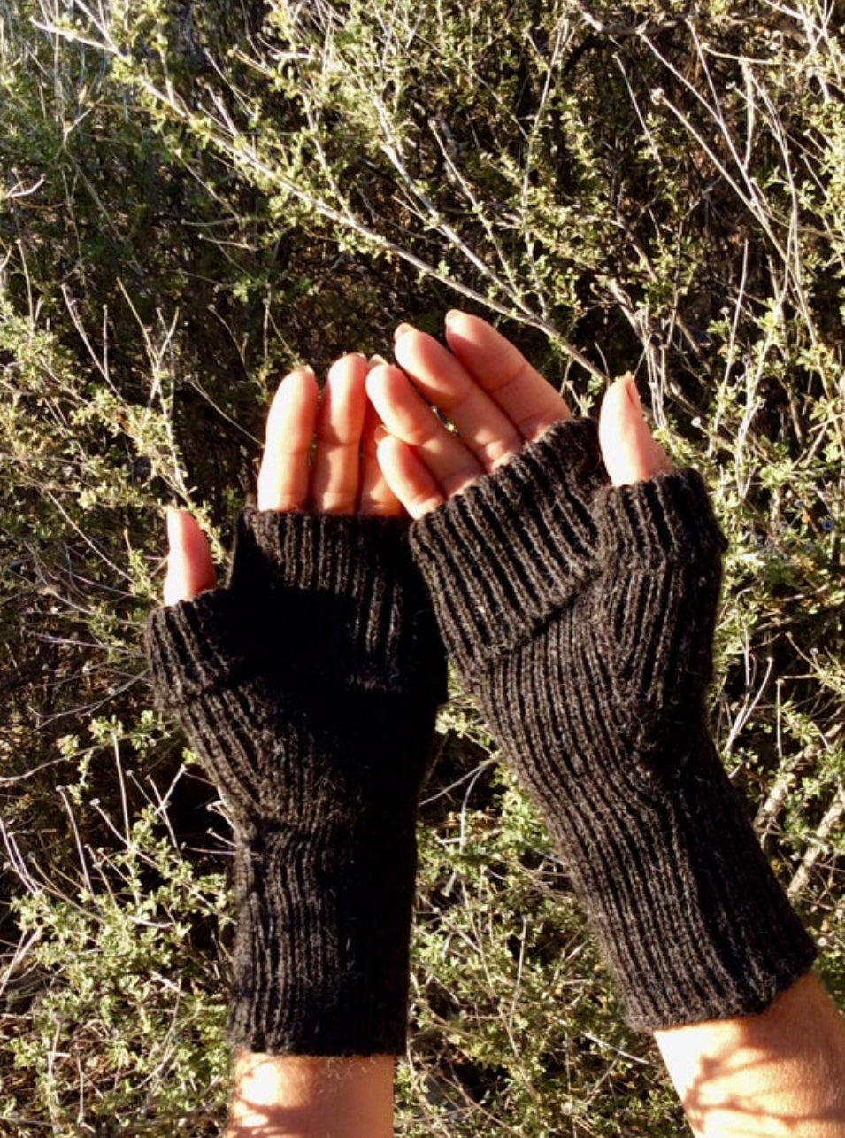 Fingerless mittens