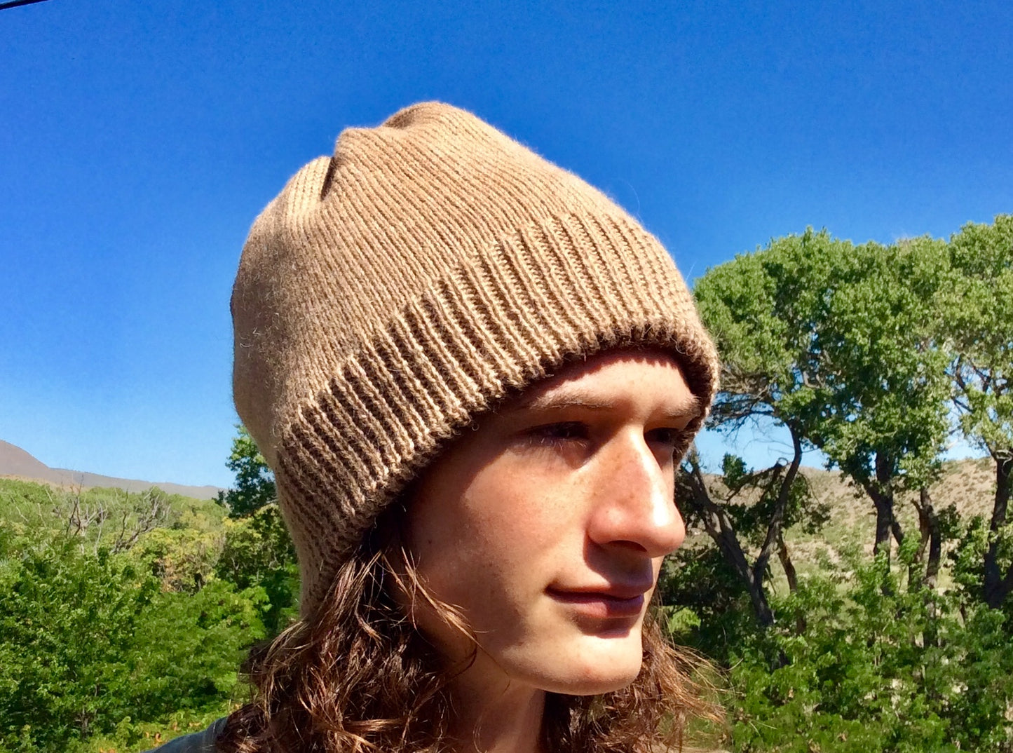 Thick, two layer, reversible hat