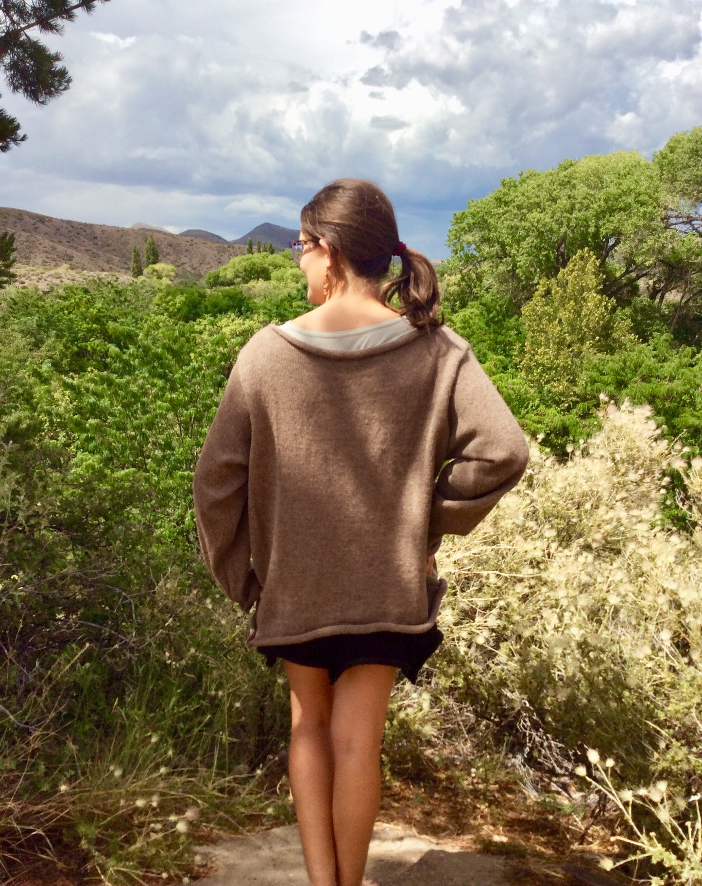 XL boat neck sweater