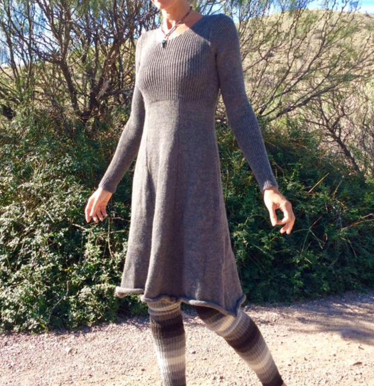 Winter woodland dress