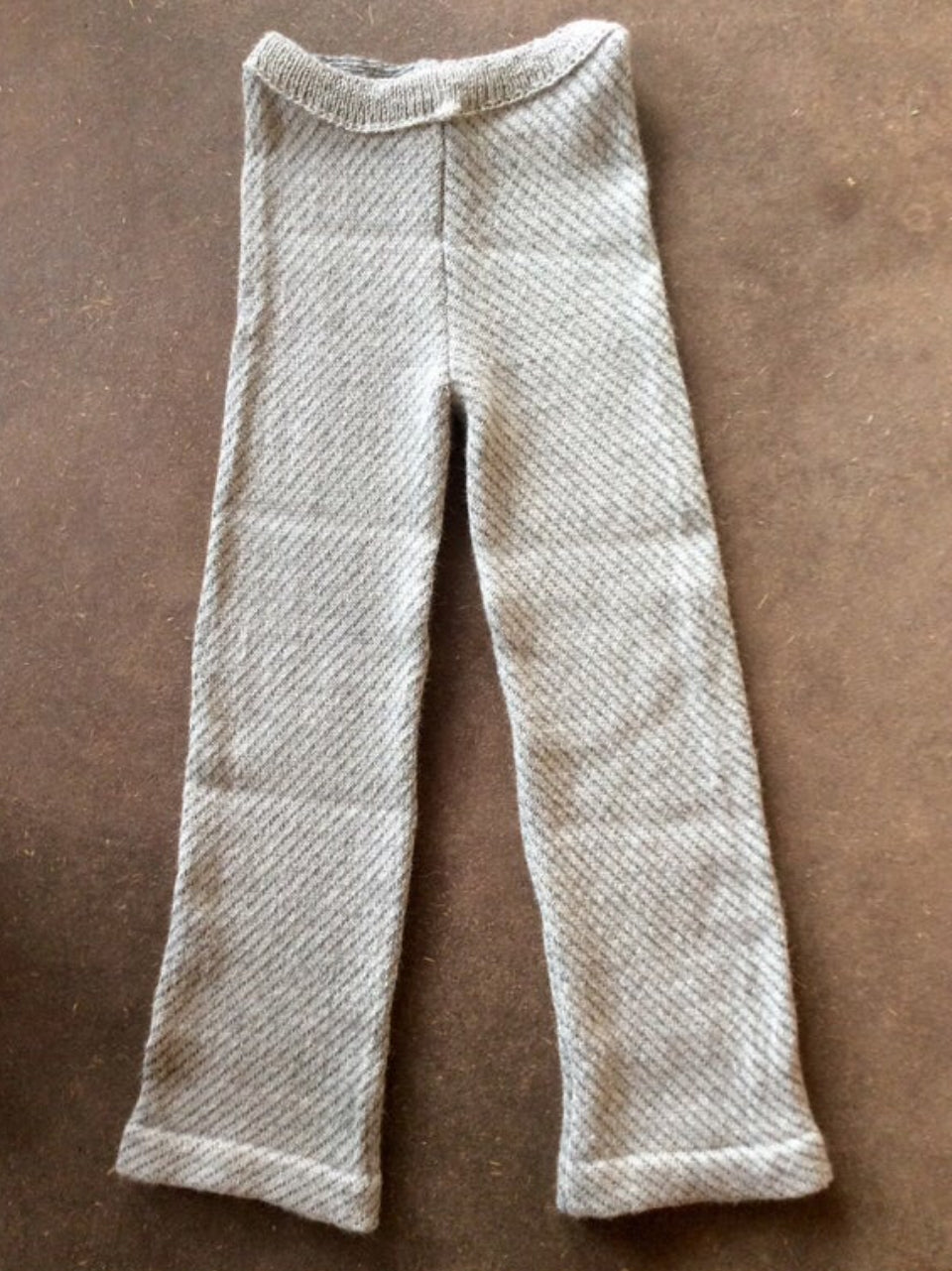 2 layer, knit pants