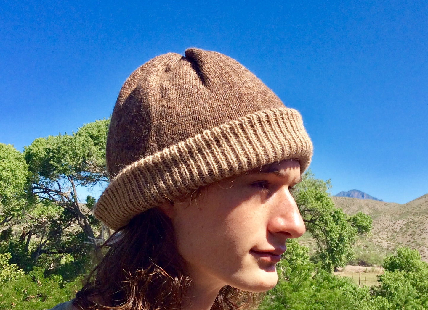 Thick, two layer, reversible hat