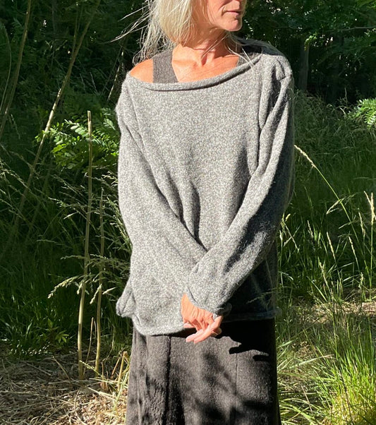 XL boat neck sweater