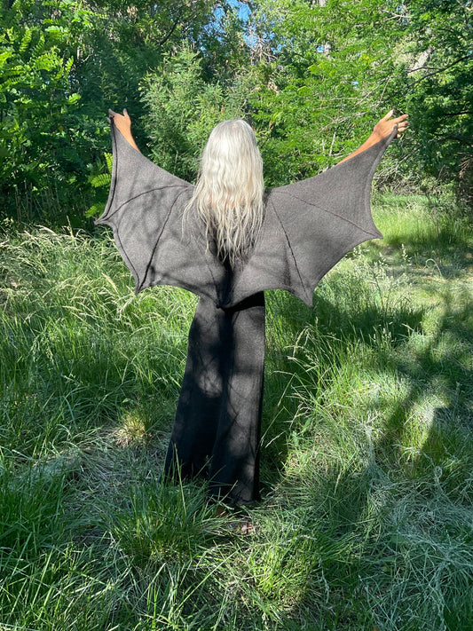 Bat wing shawl/cape