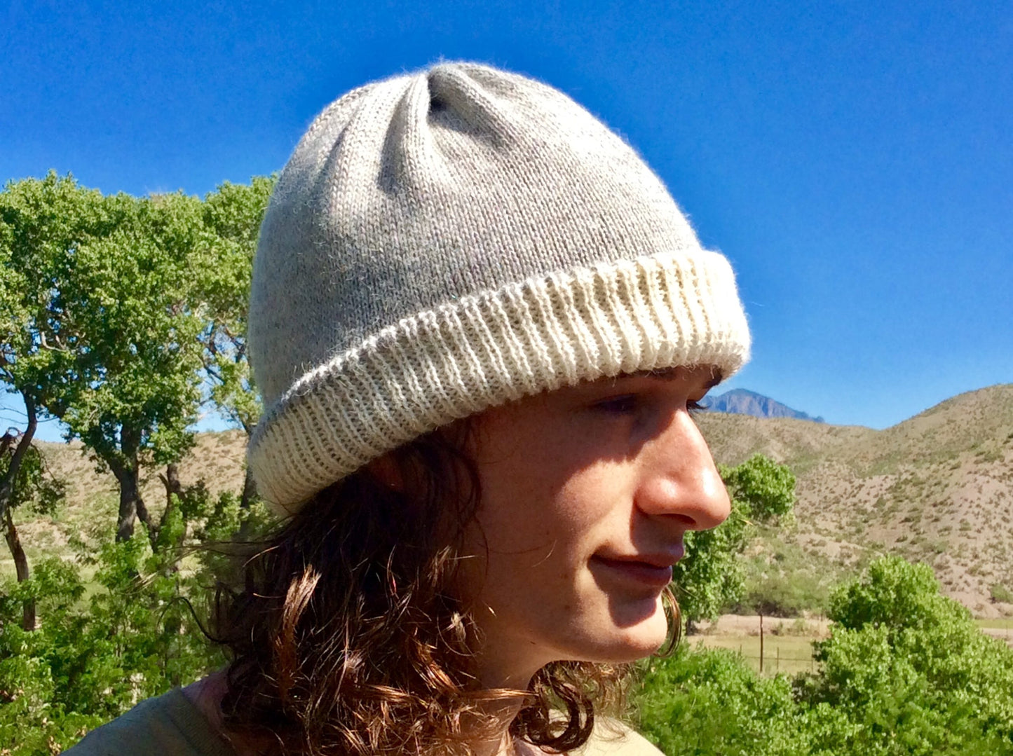Thick, two layer, reversible hat