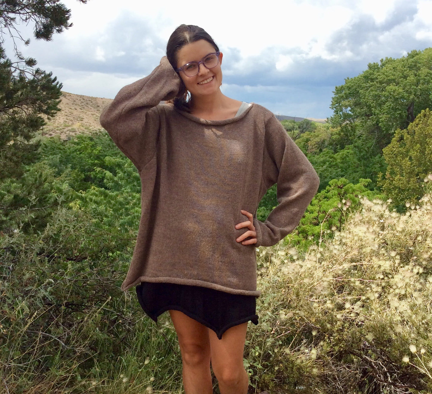 XL boat neck sweater
