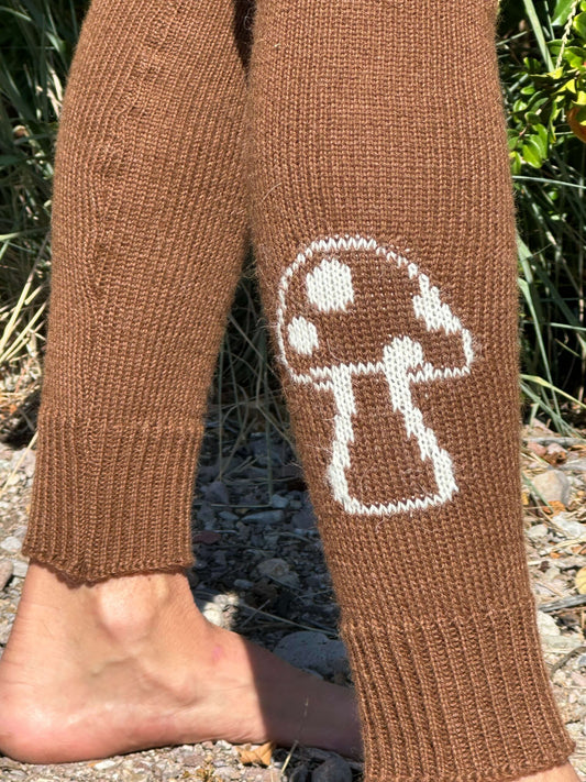 Leg warmers with design